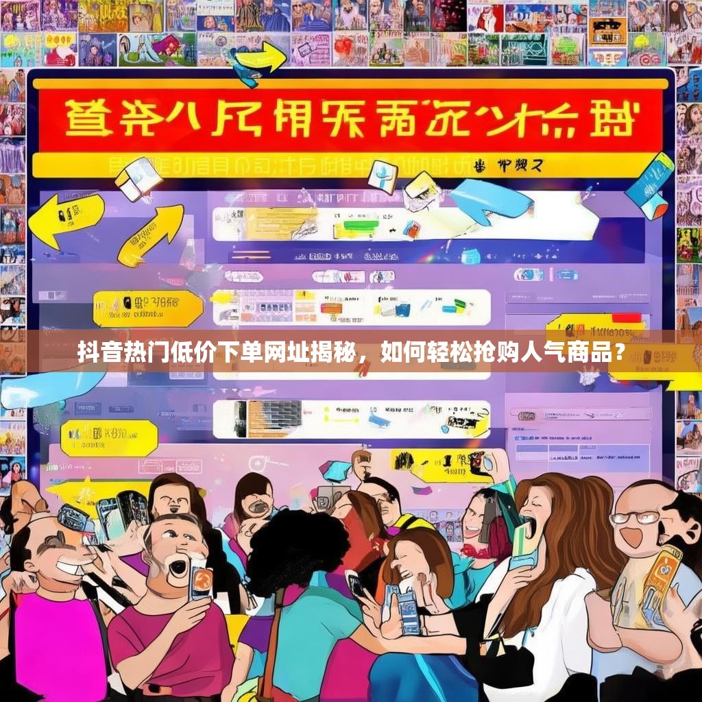 抖音热门低价下单网址揭秘，如何轻松抢购人气商品？