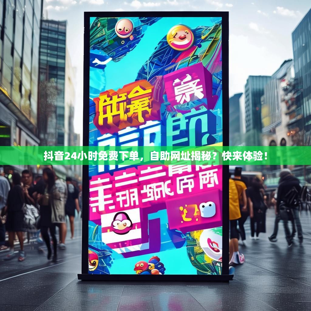 抖音24小时免费下单，自助网址揭秘？快来体验！