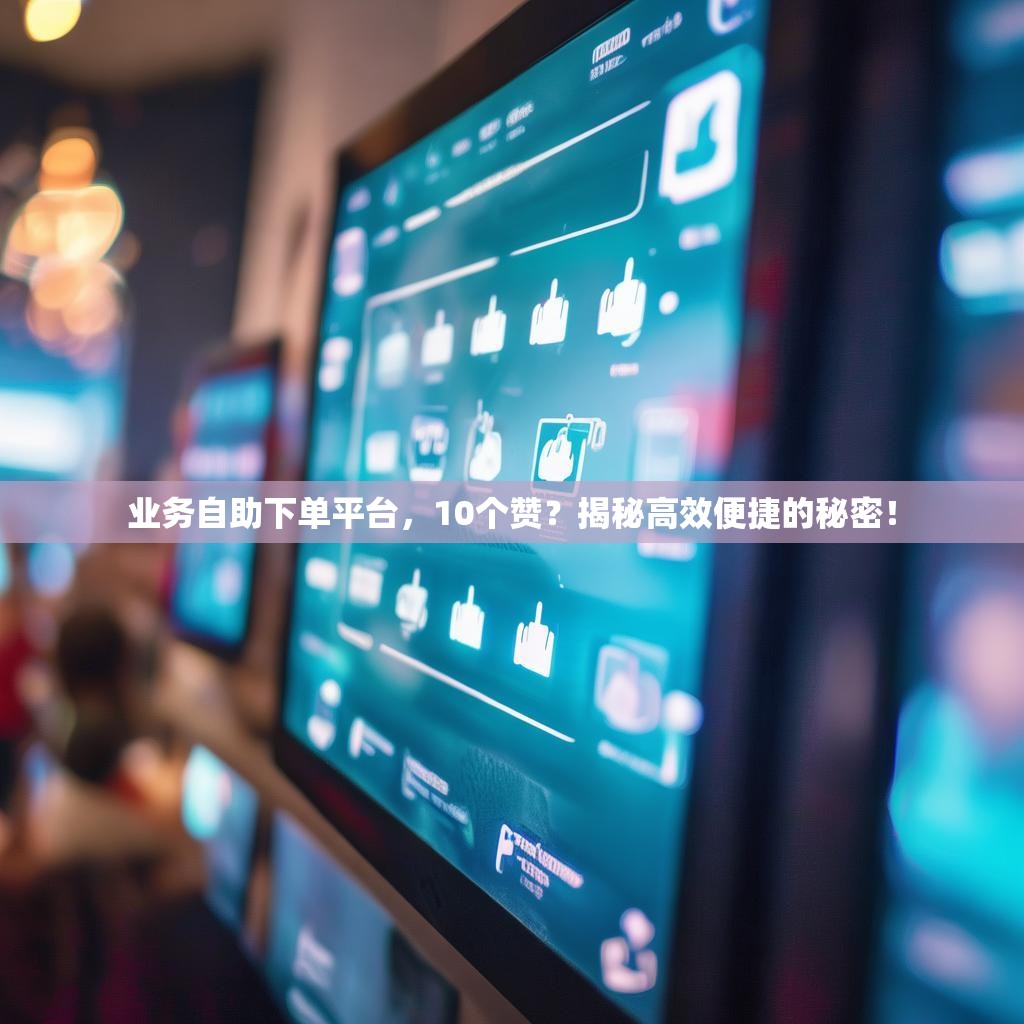 业务自助下单平台，10个赞？揭秘高效便捷的秘密！