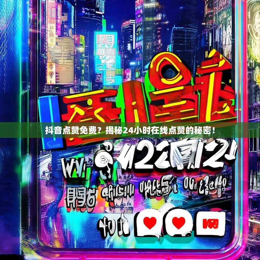 抖音点赞免费？揭秘24小时在线点赞的秘密！