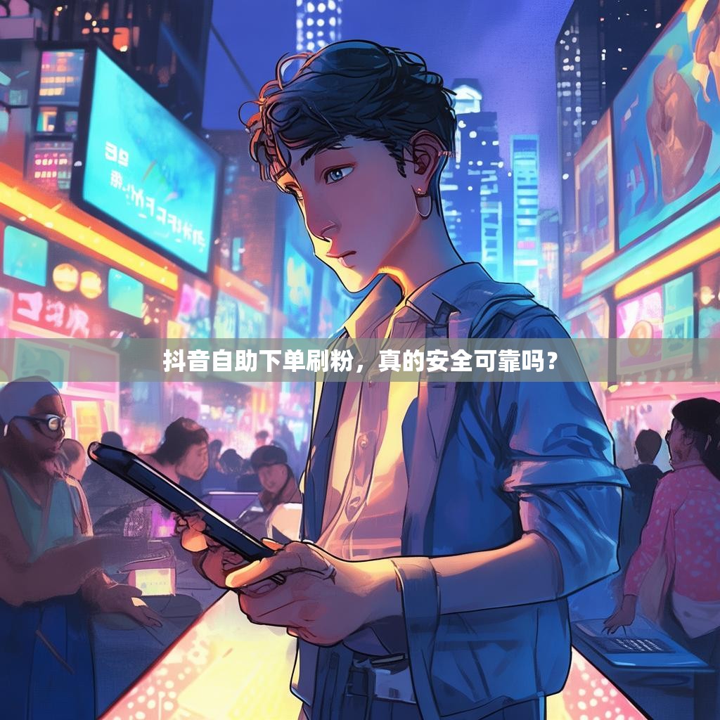 抖音自助下单刷粉，真的安全可靠吗？