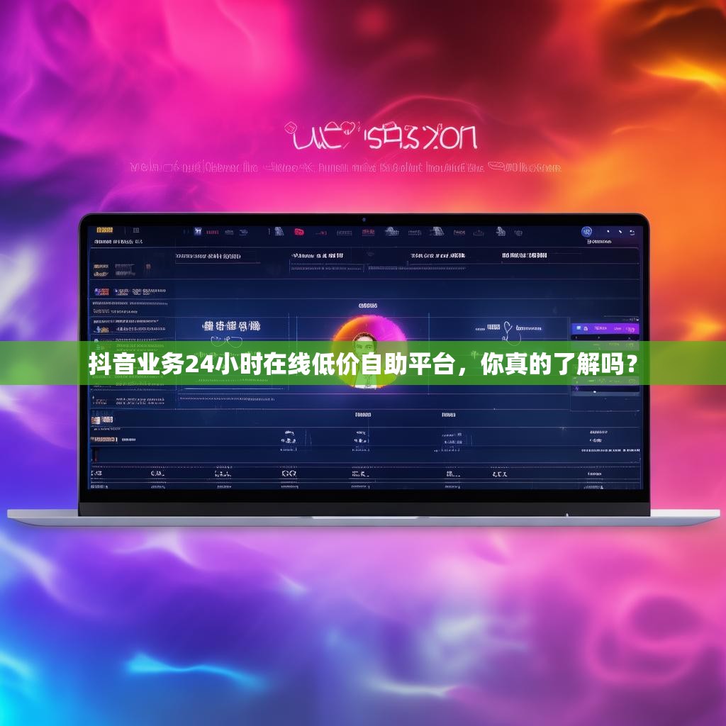 抖音业务24小时在线低价自助平台，你真的了解吗？