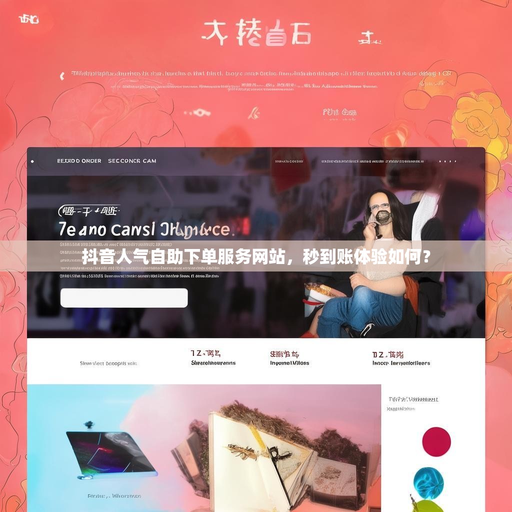 抖音人气自助下单服务网站，秒到账体验如何？