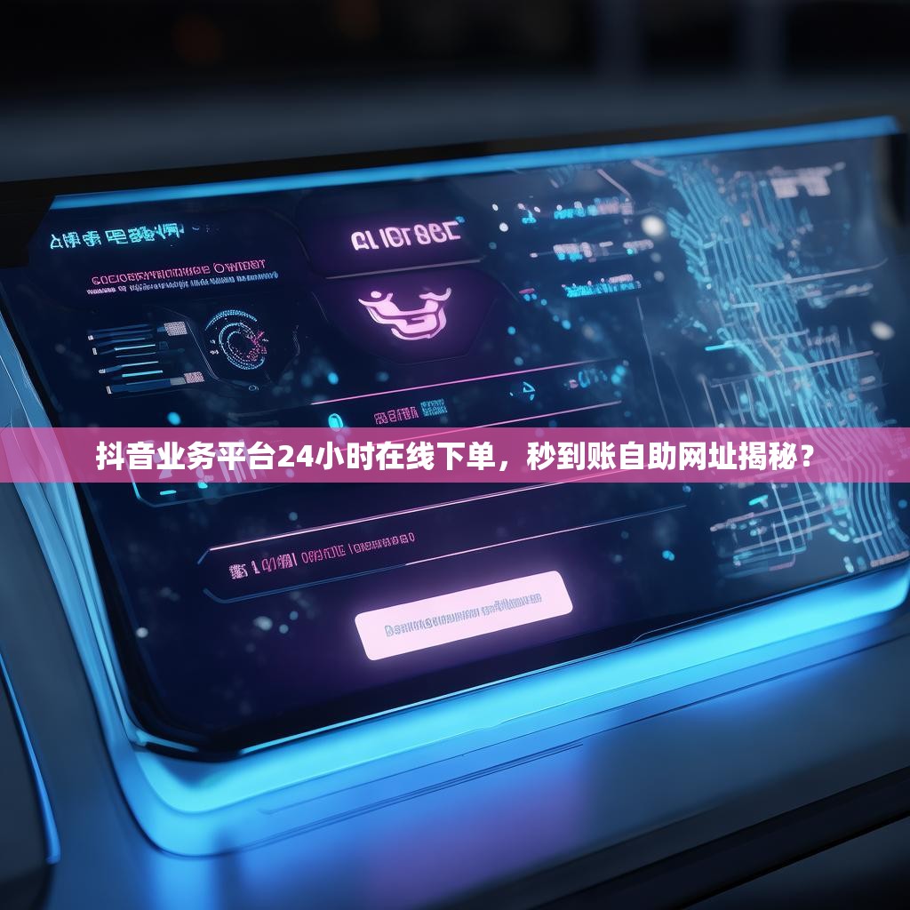 抖音业务平台24小时在线下单，秒到账自助网址揭秘？