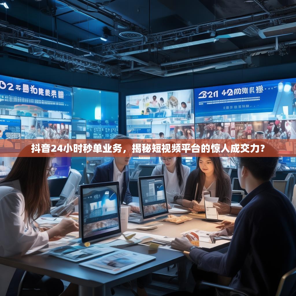 抖音24小时秒单业务，揭秘短视频平台的惊人成交力？