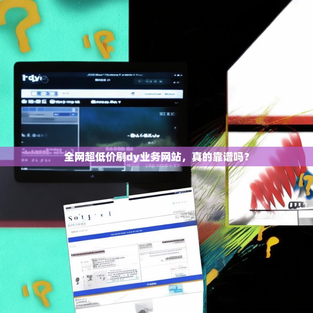 全网超低价刷dy业务网站，真的靠谱吗？
