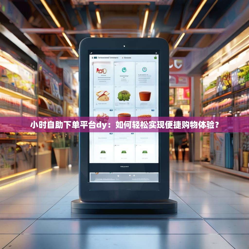 详细阅读:小时自助下单平台dy:如何轻松实现便捷购物体验? 小时自助下单平台dy:如何轻松实现便捷购物体验?