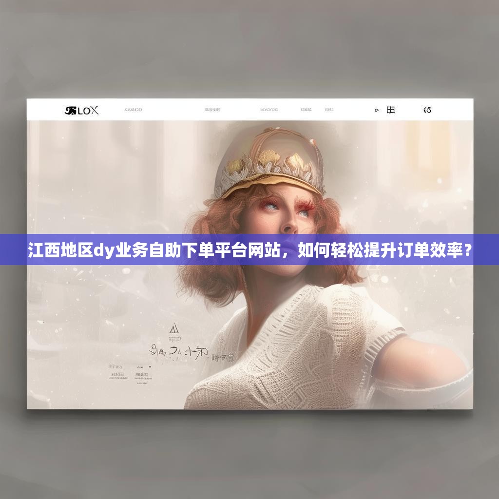 江西地区dy业务自助下单平台网站，如何轻松提升订单效率？