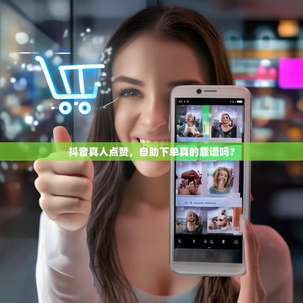 抖音真人点赞，自助下单真的靠谱吗？