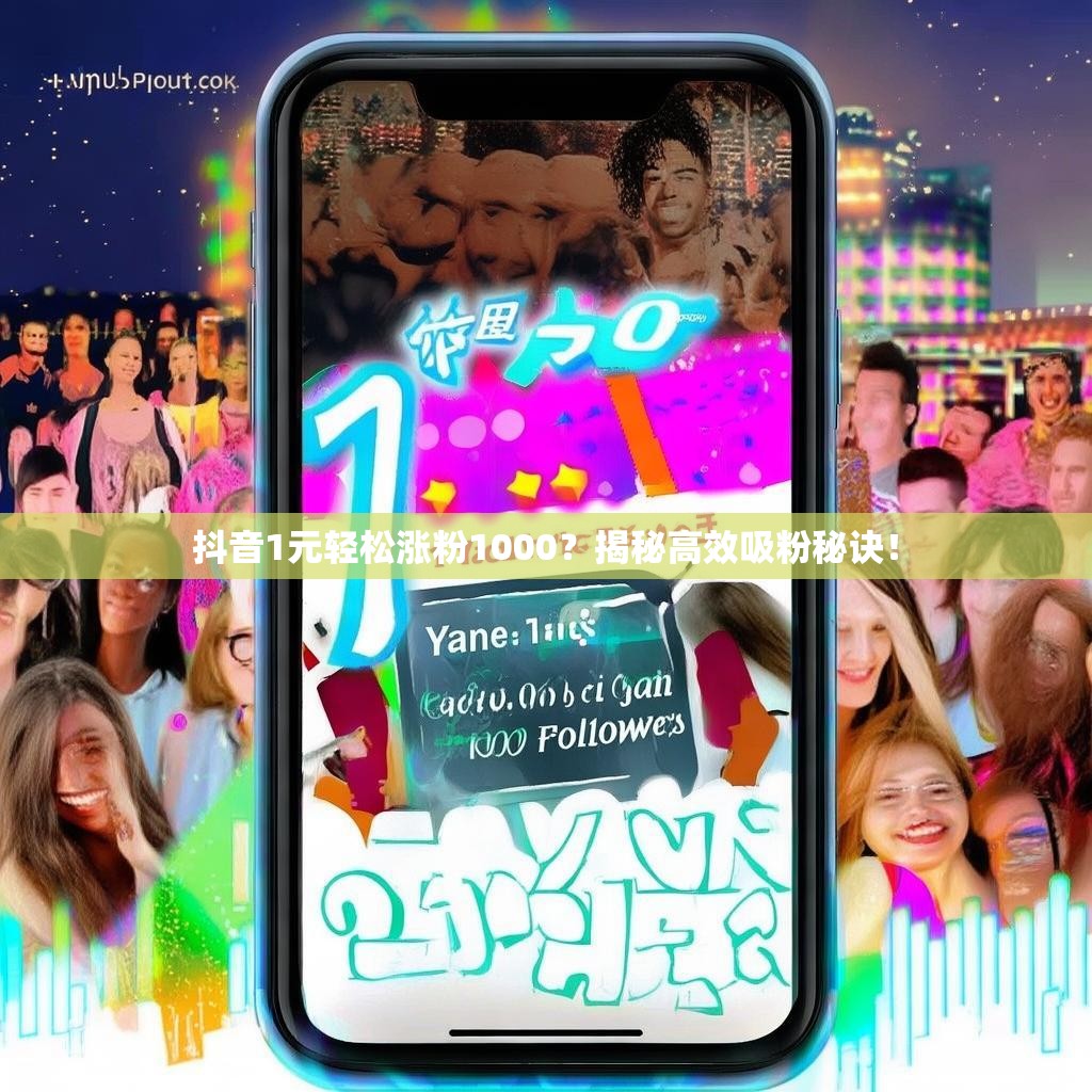 抖音1元轻松涨粉1000？揭秘高效吸粉秘诀！