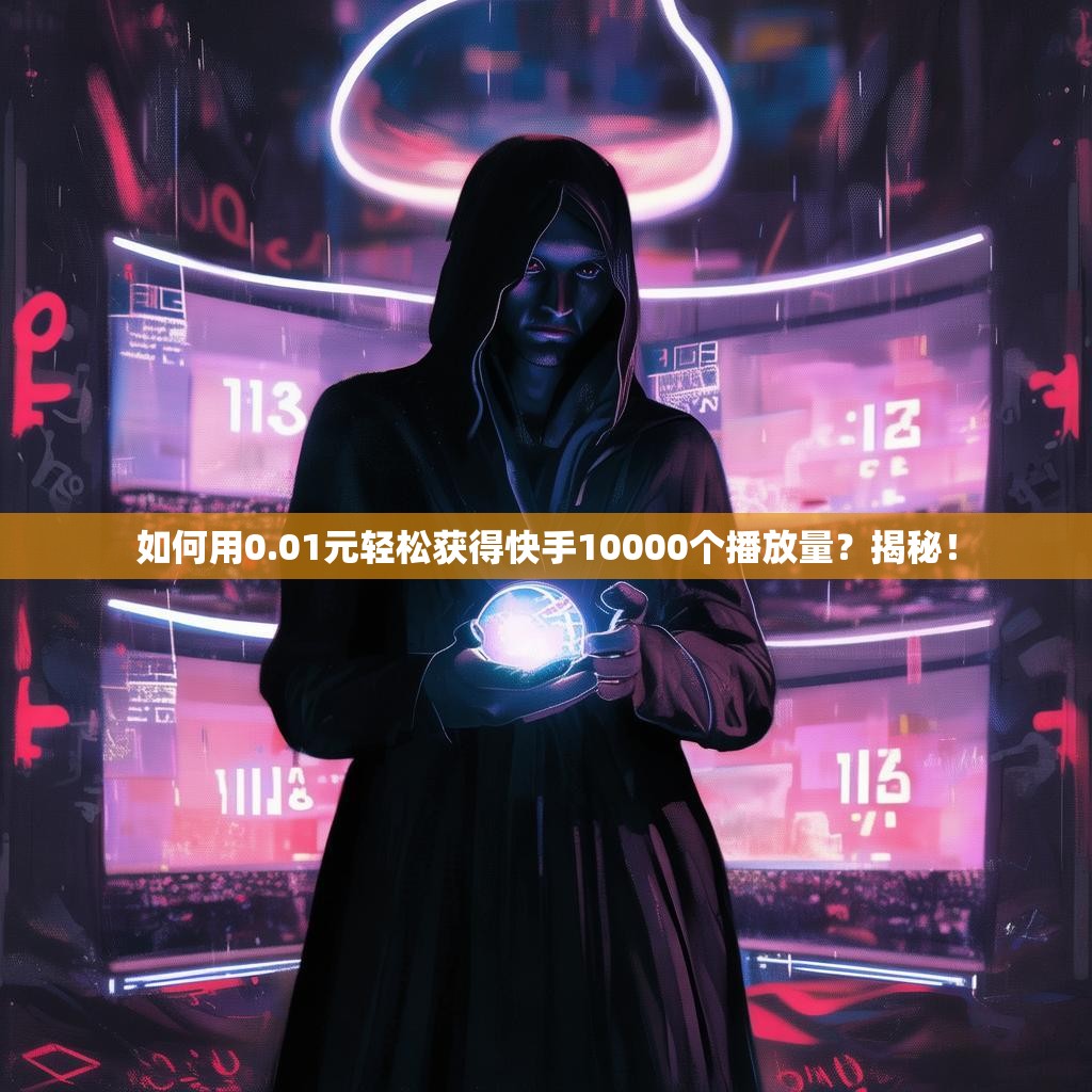 如何用0.01元轻松获得快手10000个播放量？揭秘！