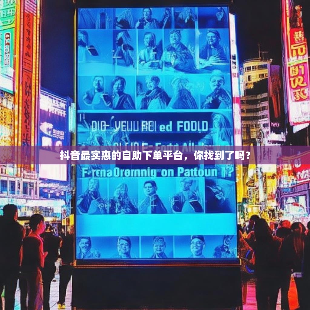 抖音最实惠的自助下单平台，你找到了吗？