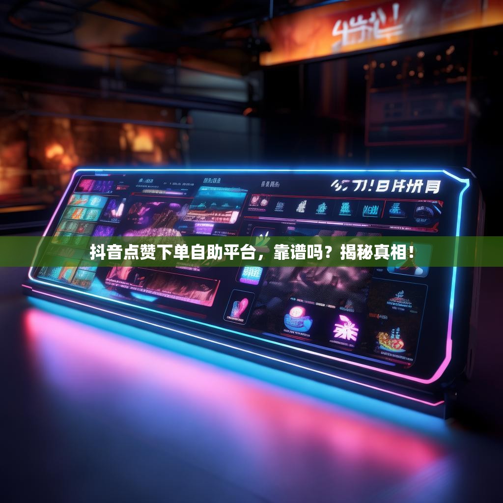 抖音点赞下单自助平台，靠谱吗？揭秘真相！