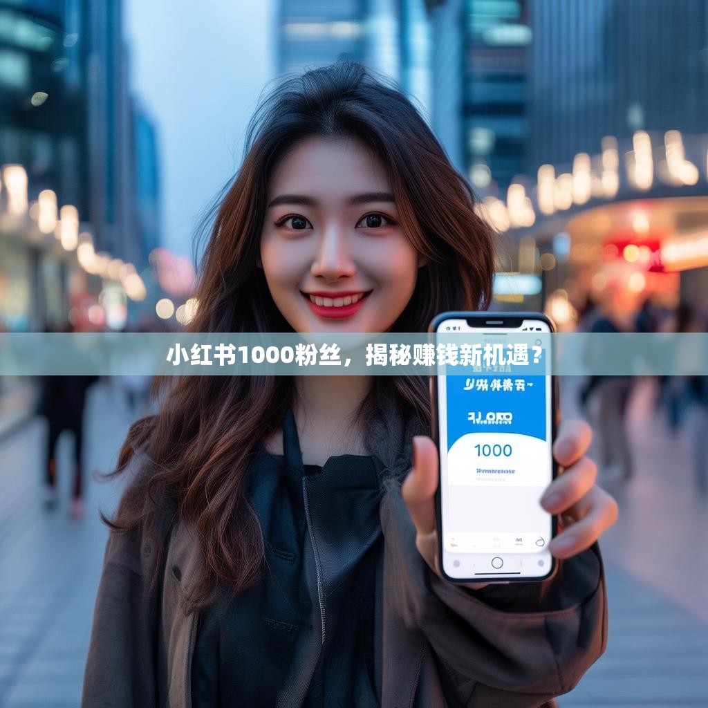 小红书1000粉丝，揭秘赚钱新机遇？
