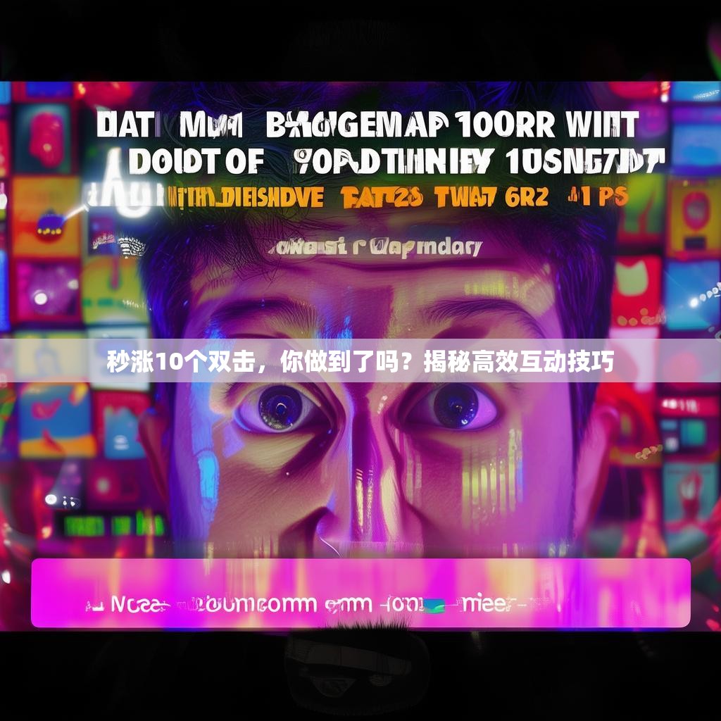 秒涨10个双击，你做到了吗？揭秘高效互动技巧