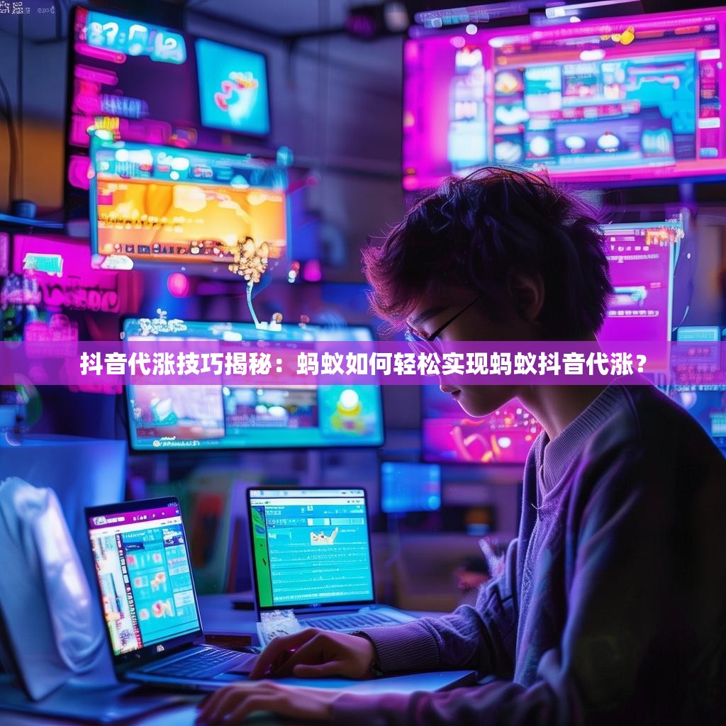 抖音代涨技巧揭秘：蚂蚁如何轻松实现蚂蚁抖音代涨？