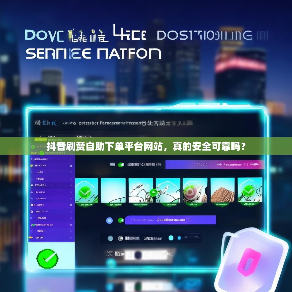 抖音刷赞自助下单平台网站，真的安全可靠吗？