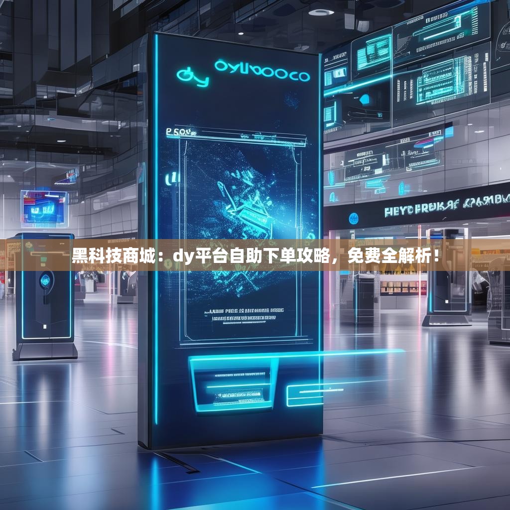 黑科技商城：dy平台自助下单攻略，免费全解析！