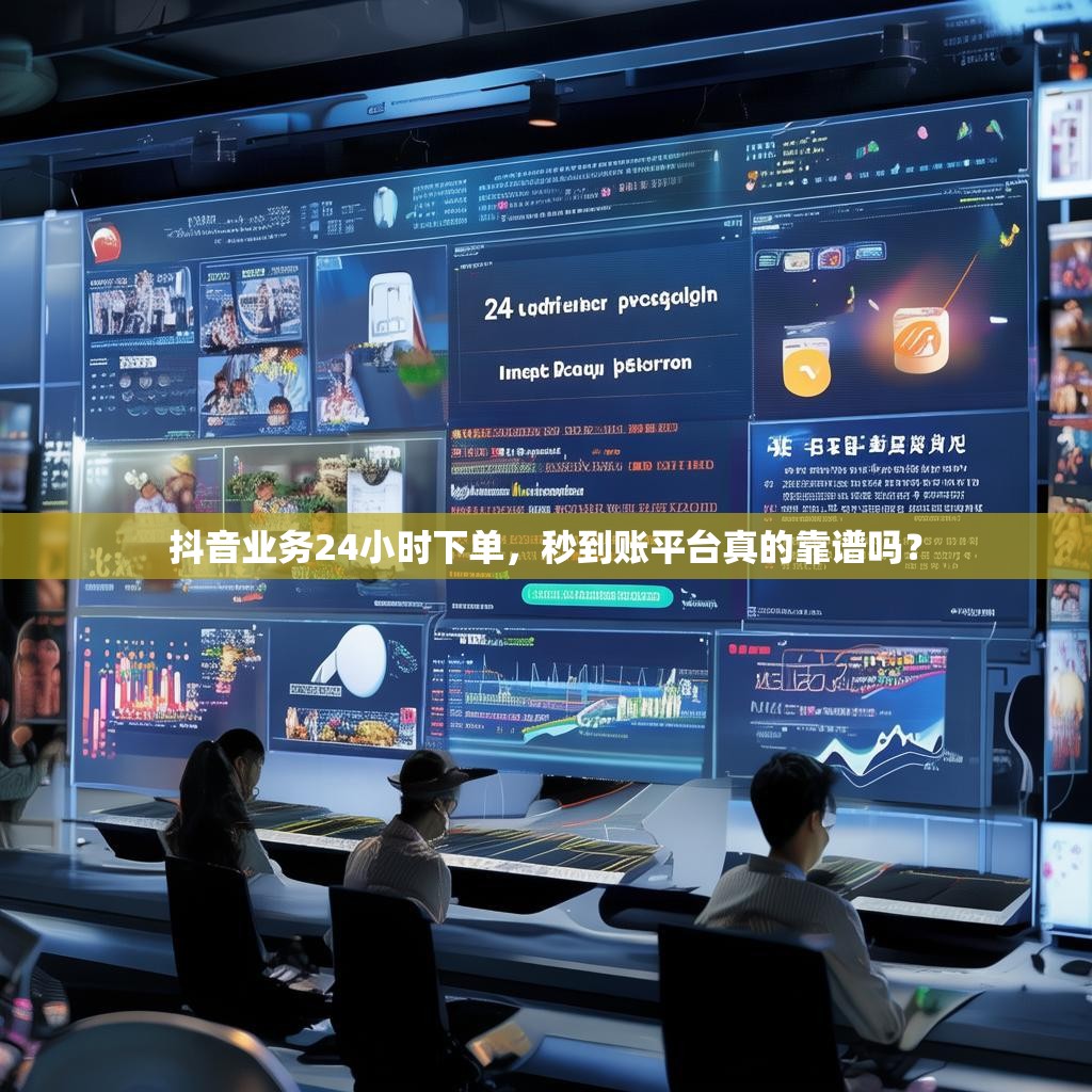 抖音业务24小时下单，秒到账平台真的靠谱吗？