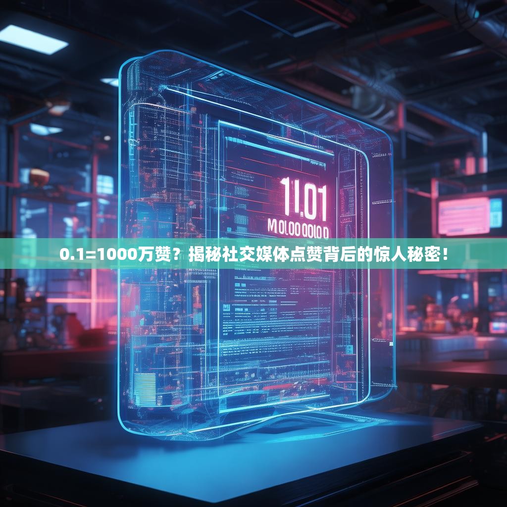 0.1=1000万赞？揭秘社交媒体点赞背后的惊人秘密！