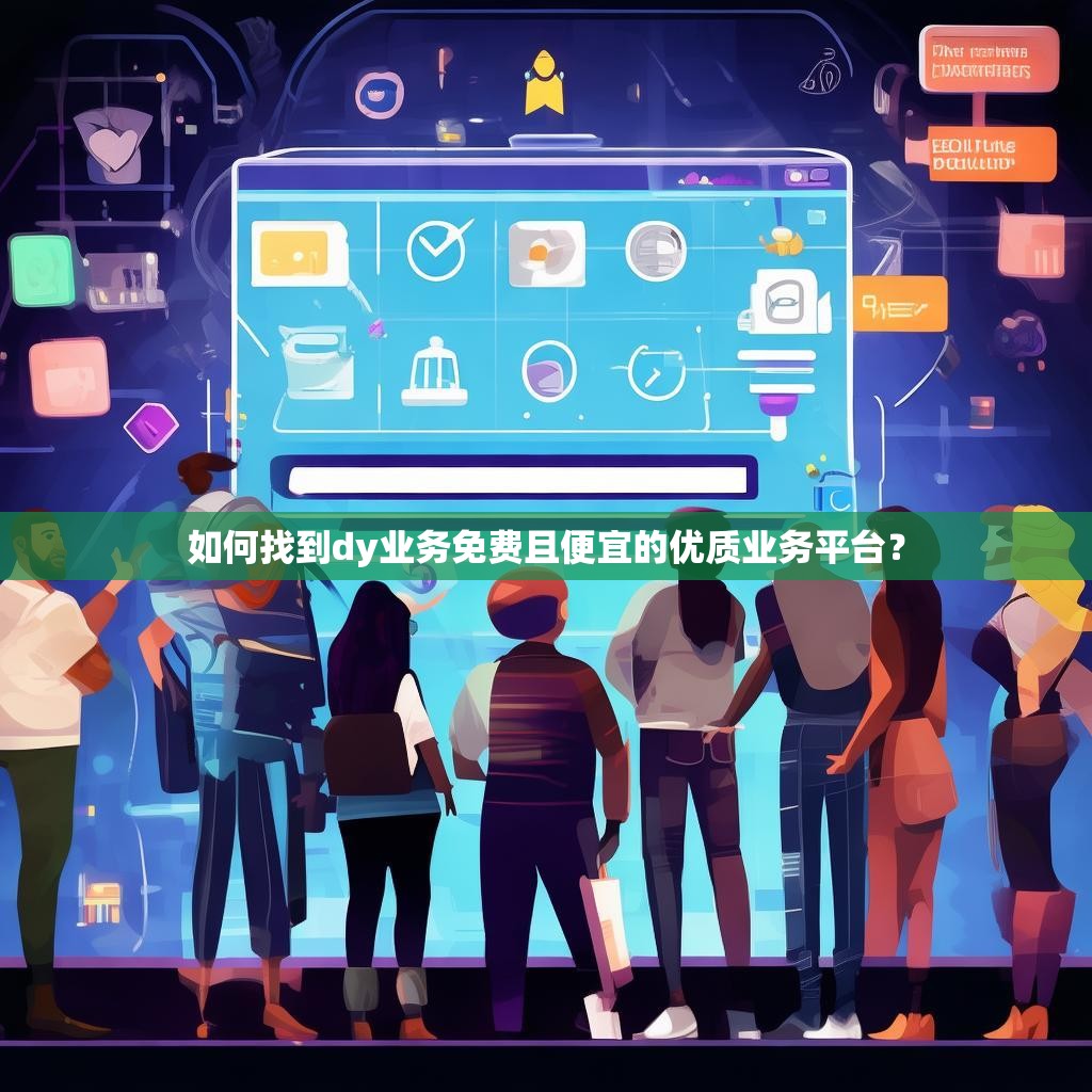 如何找到dy业务免费且便宜的优质业务平台？