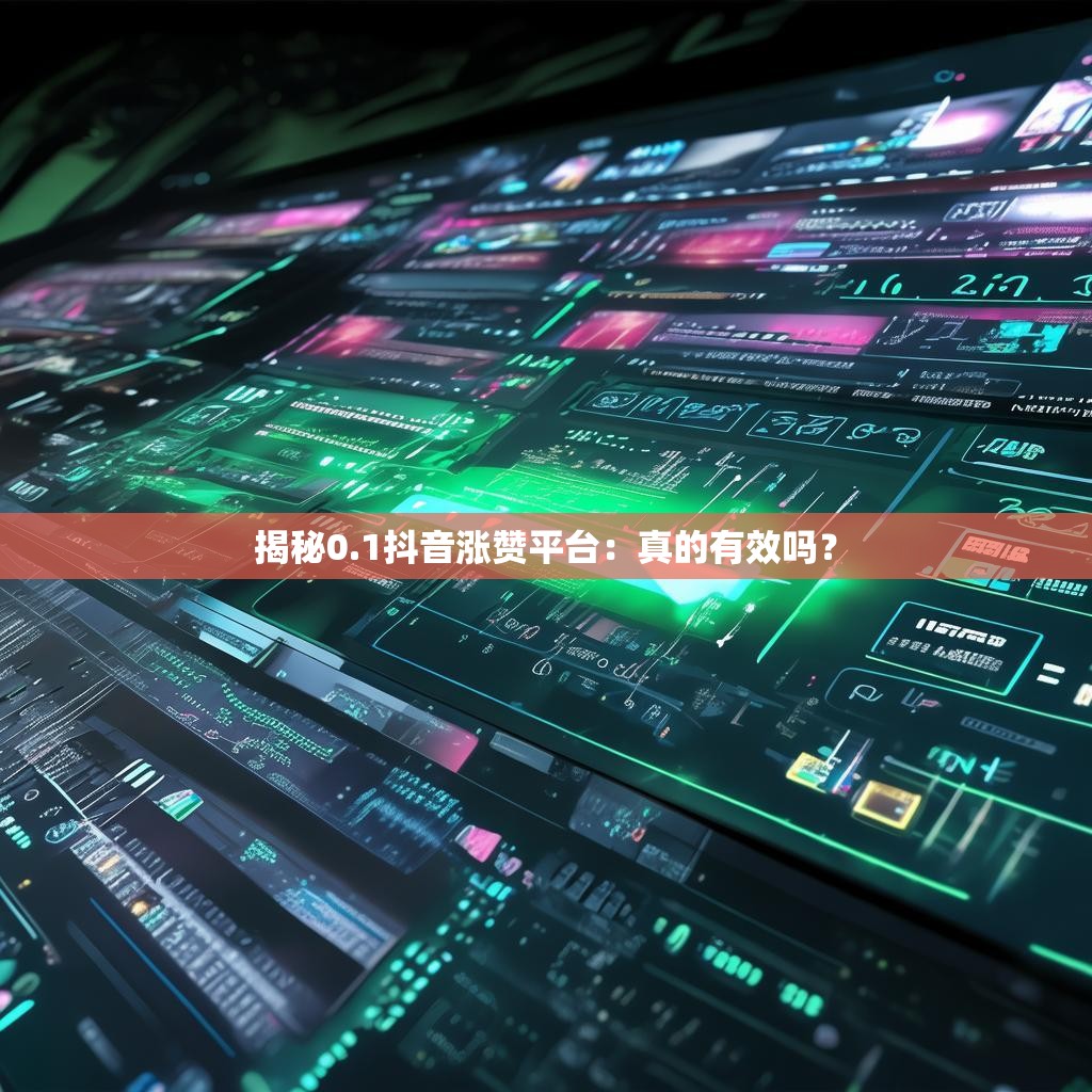 揭秘0.1抖音涨赞平台：真的有效吗？