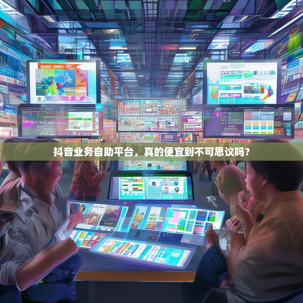 抖音业务自助平台，真的便宜到不可思议吗？