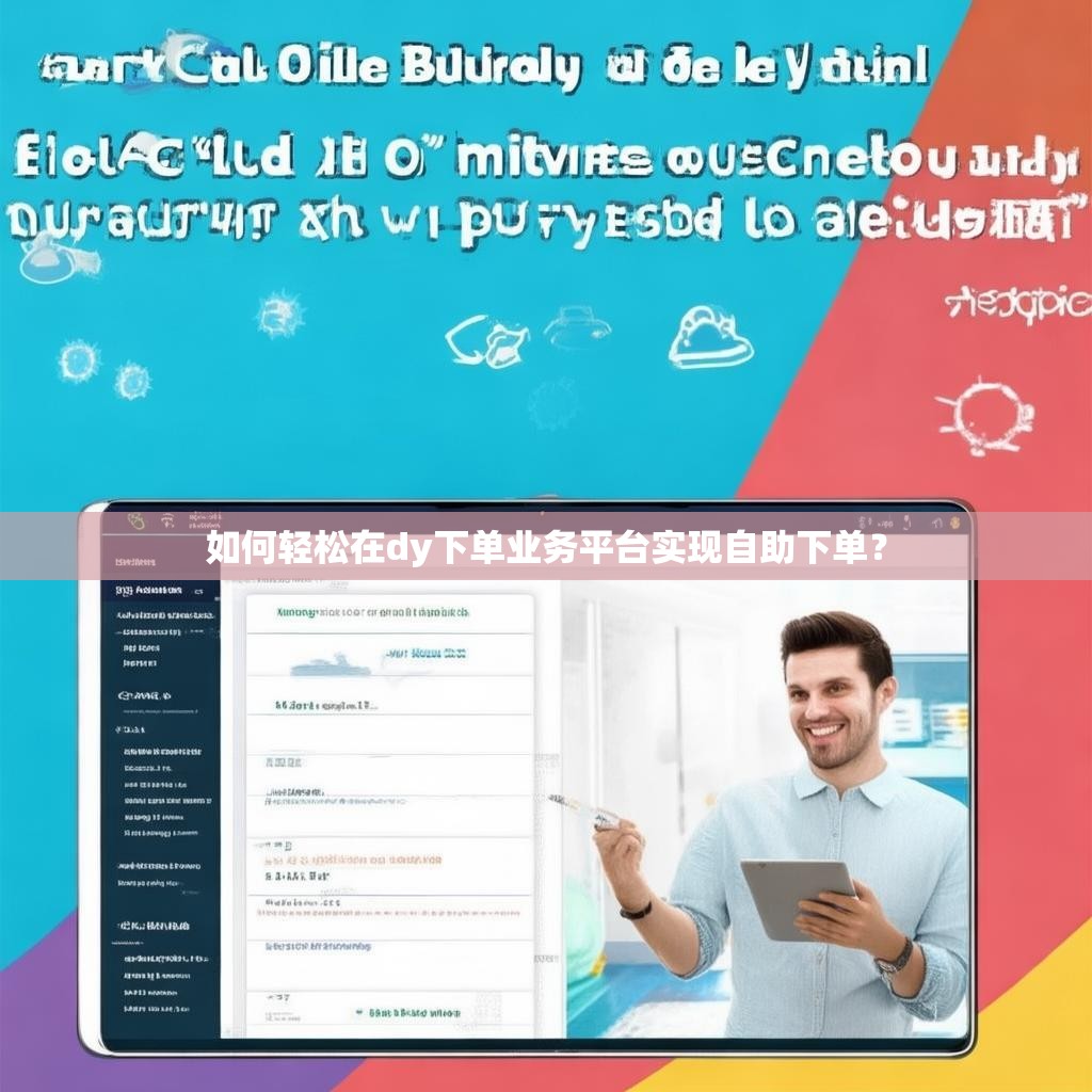 如何轻松在dy下单业务平台实现自助下单？