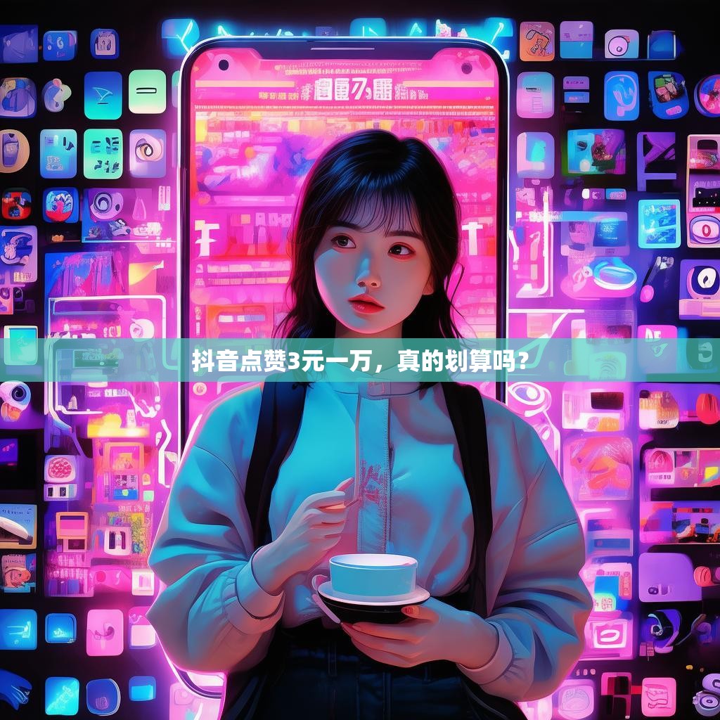 抖音点赞3元一万，真的划算吗？