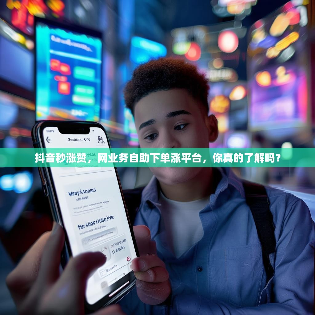 抖音秒涨赞，网业务自助下单涨平台，你真的了解吗？