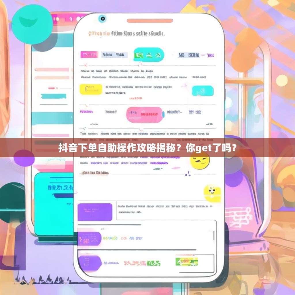 抖音下单自助操作攻略揭秘？你get了吗？