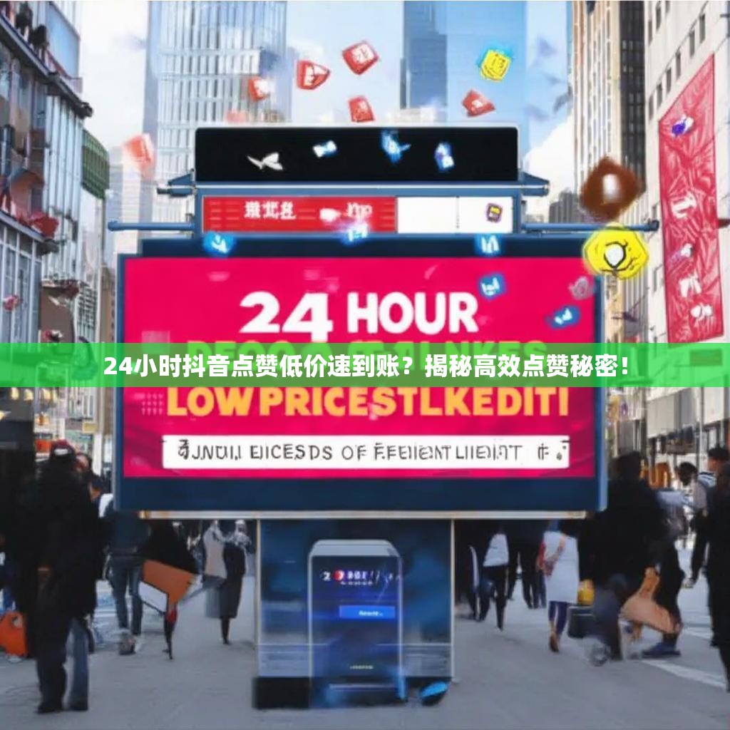 24小时抖音点赞低价速到账？揭秘高效点赞秘密！