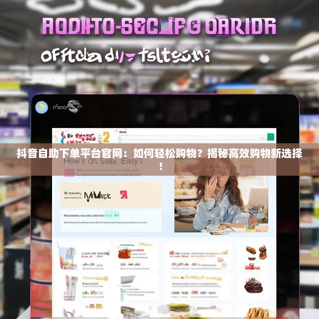 抖音自助下单平台官网：如何轻松购物？揭秘高效购物新选择！