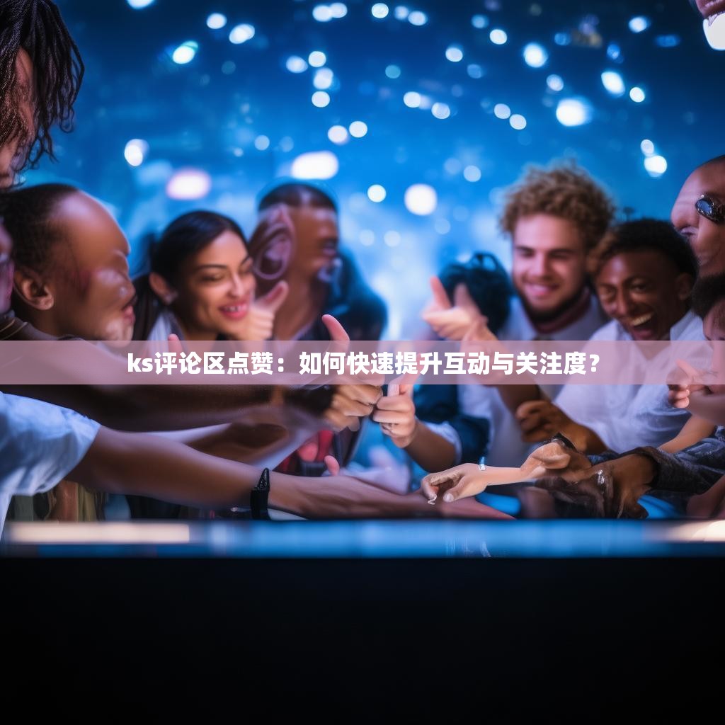 ks评论区点赞：如何快速提升互动与关注度？