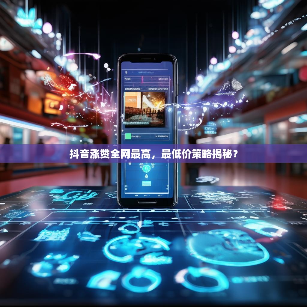 抖音涨赞全网最高，最低价策略揭秘？