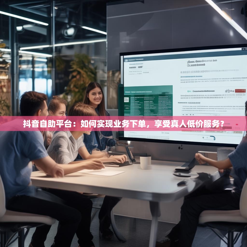 抖音自助平台：如何实现业务下单，享受真人低价服务？