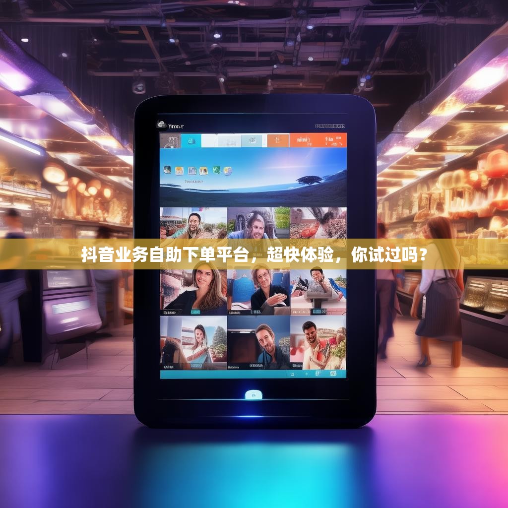 抖音业务自助下单平台，超快体验，你试过吗？