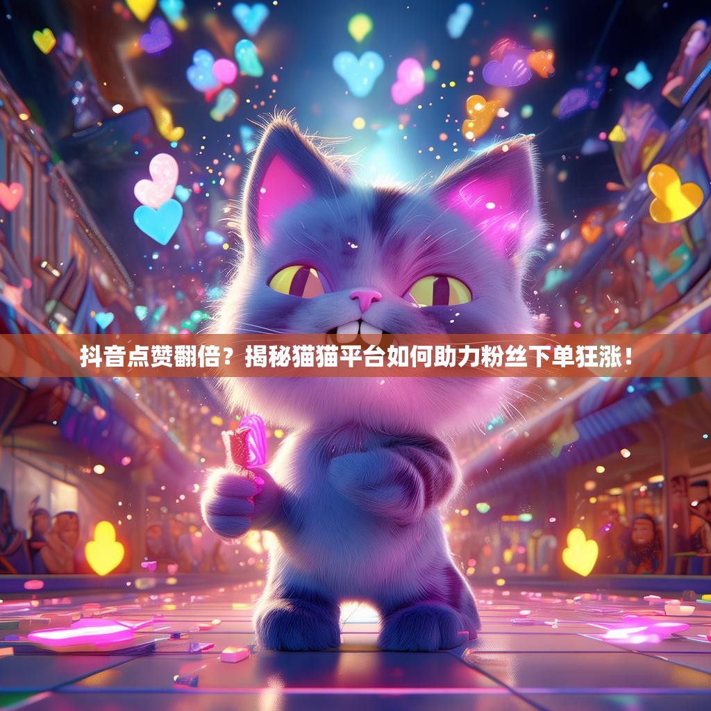 抖音点赞翻倍？揭秘猫猫平台如何助力粉丝下单狂涨！