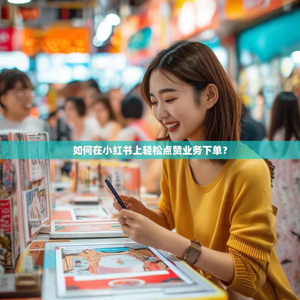 如何在小红书上轻松点赞业务下单？