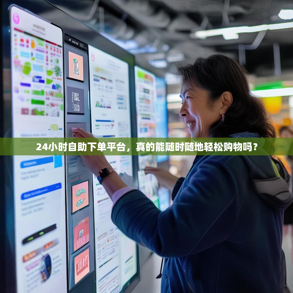 24小时自助下单平台，真的能随时随地轻松购物吗？