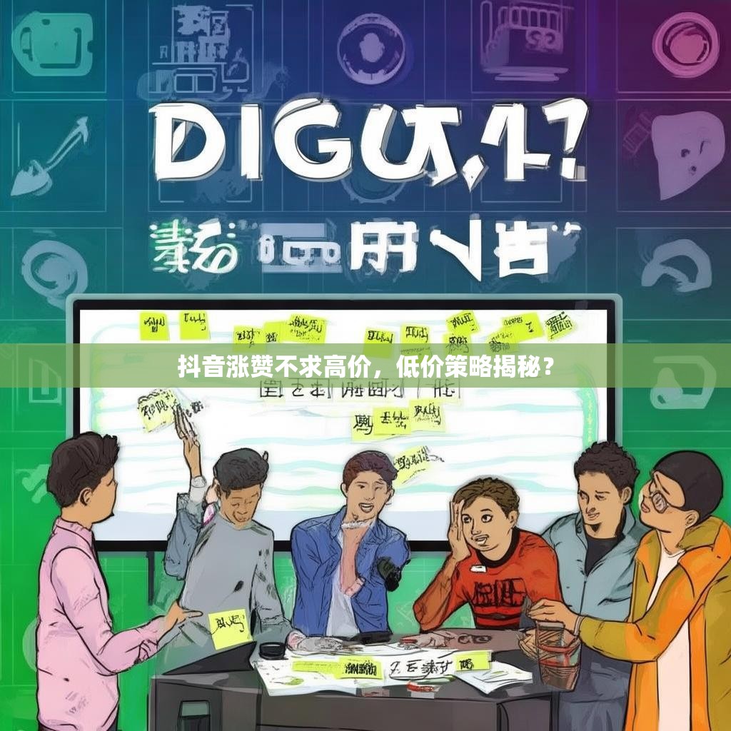抖音涨赞不求高价，低价策略揭秘？