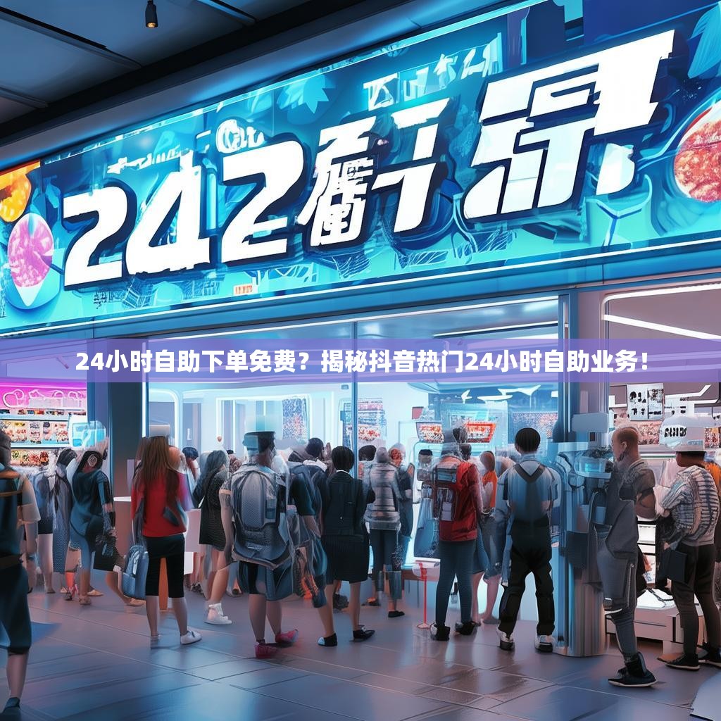 24小时自助下单免费？揭秘抖音热门24小时自助业务！