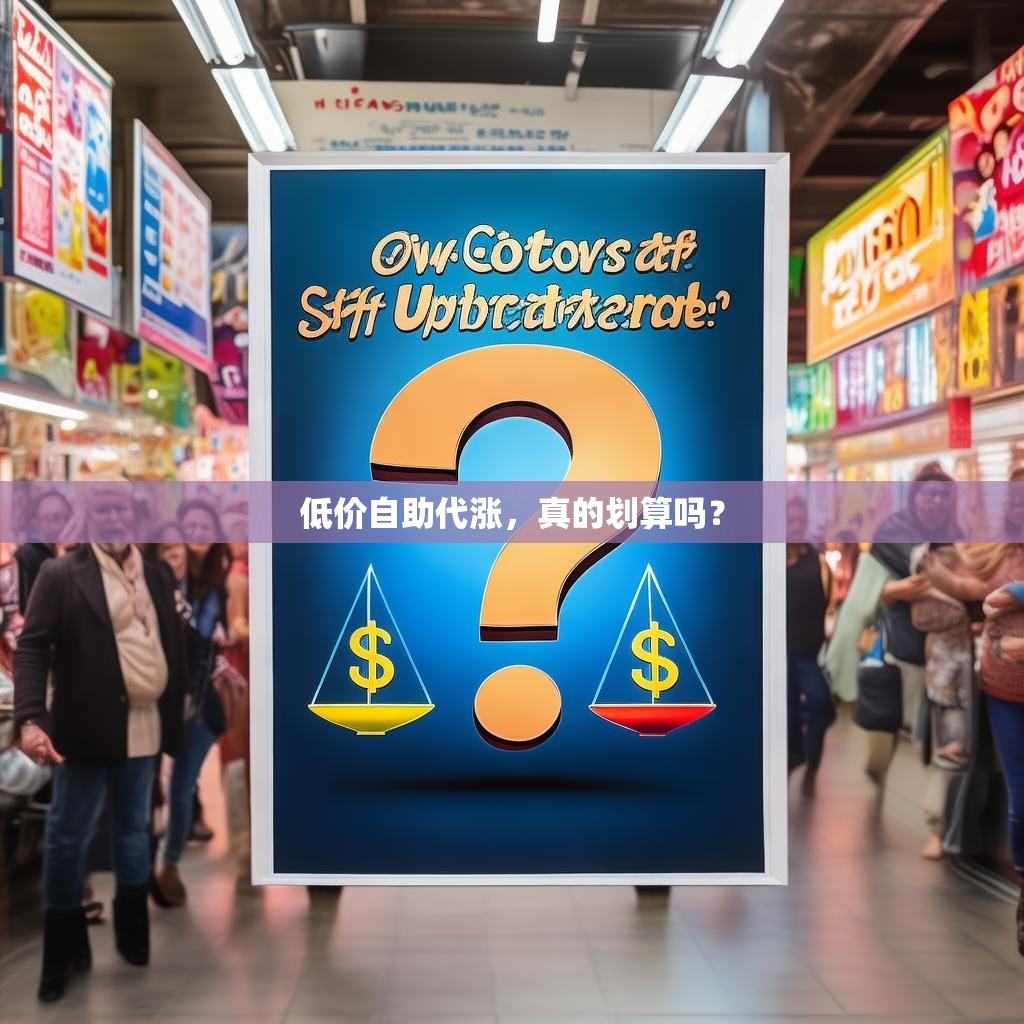 低价自助代涨，真的划算吗？