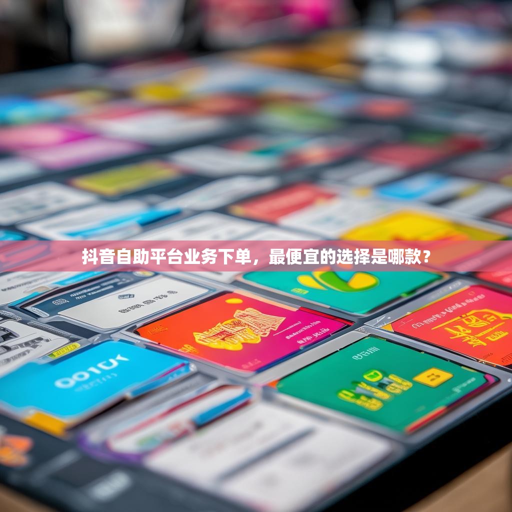 抖音自助平台业务下单，最便宜的选择是哪款？