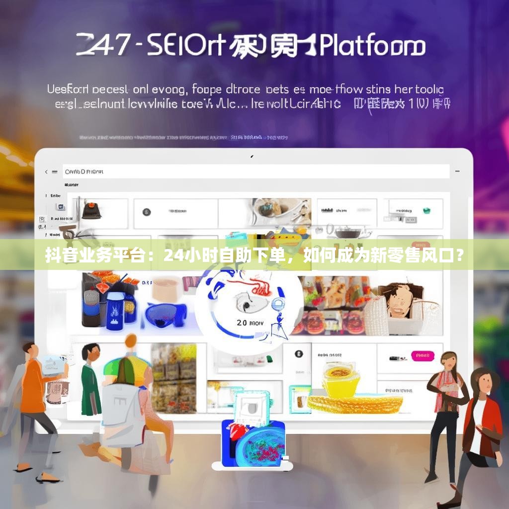抖音业务平台：24小时自助下单，如何成为新零售风口？