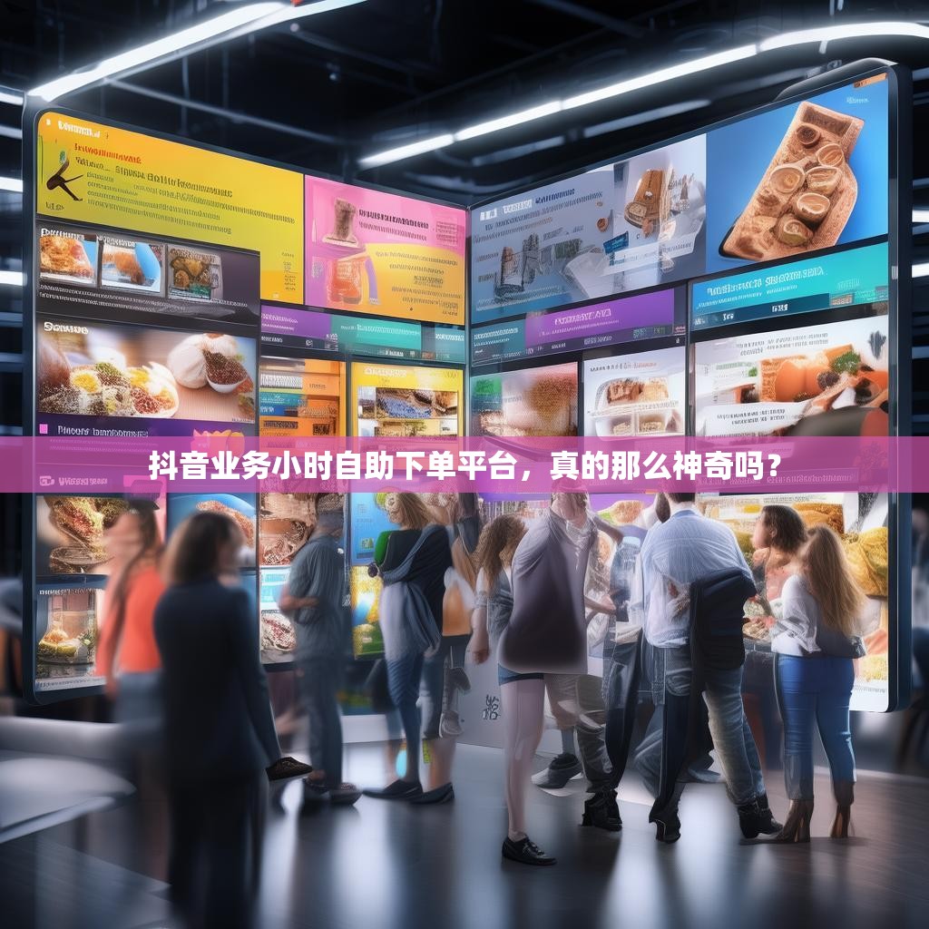 抖音业务小时自助下单平台，真的那么神奇吗？