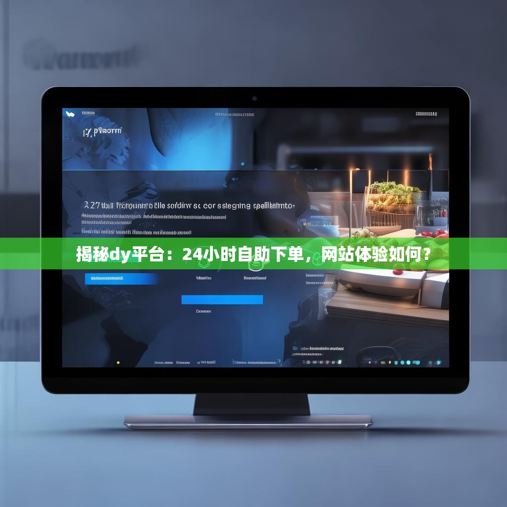 揭秘dy平台：24小时自助下单，网站体验如何？