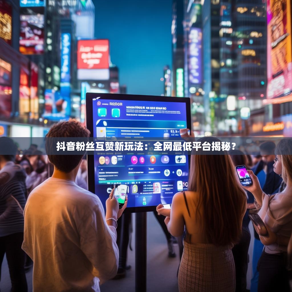 抖音粉丝互赞新玩法：全网最低平台揭秘？