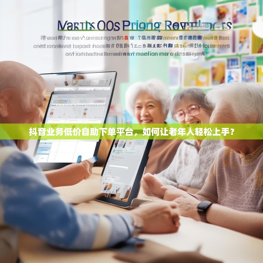 抖音业务低价自助下单平台，如何让老年人轻松上手？