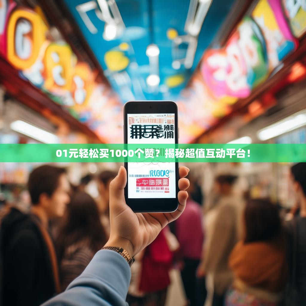 01元轻松买1000个赞？揭秘超值互动平台！